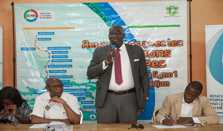 CONSULATIONS PUBLIQUES DES POPULATIONS IMPACTEES : ETAPE D'ADJAME